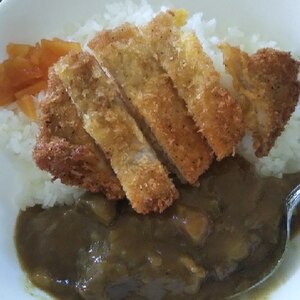 薄切り肉で！カツカレー！